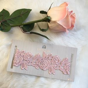 Baby Pink Lace Choker